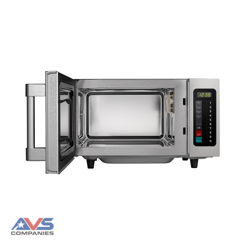 0.9 Cu Ft 1000W Push Button Light Duty Commercial Microwave - Image 4