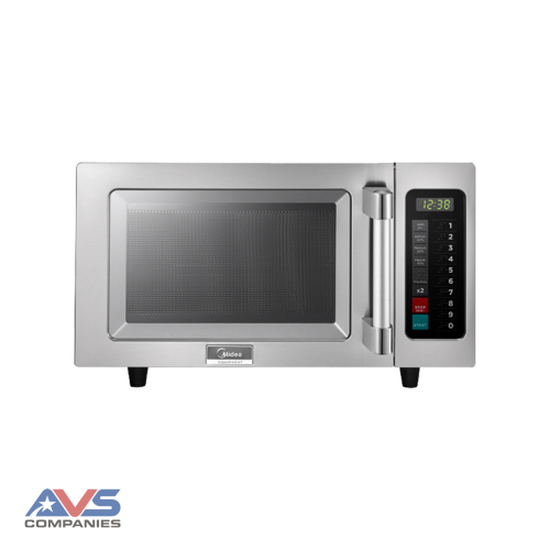 0.9 Cu Ft 1000W Push Button Light Duty Commercial Microwave